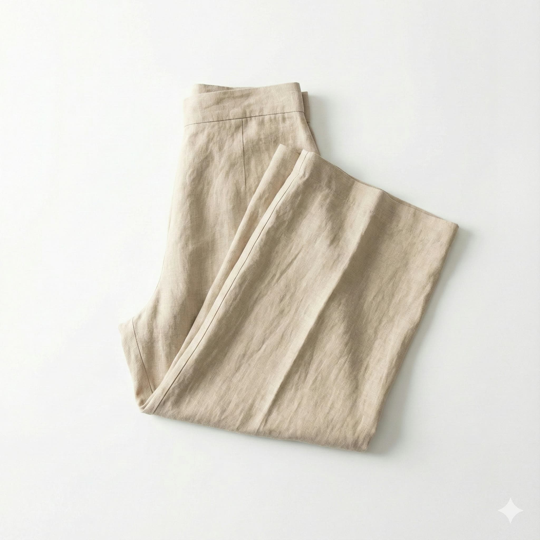 リネンワイドパンツ