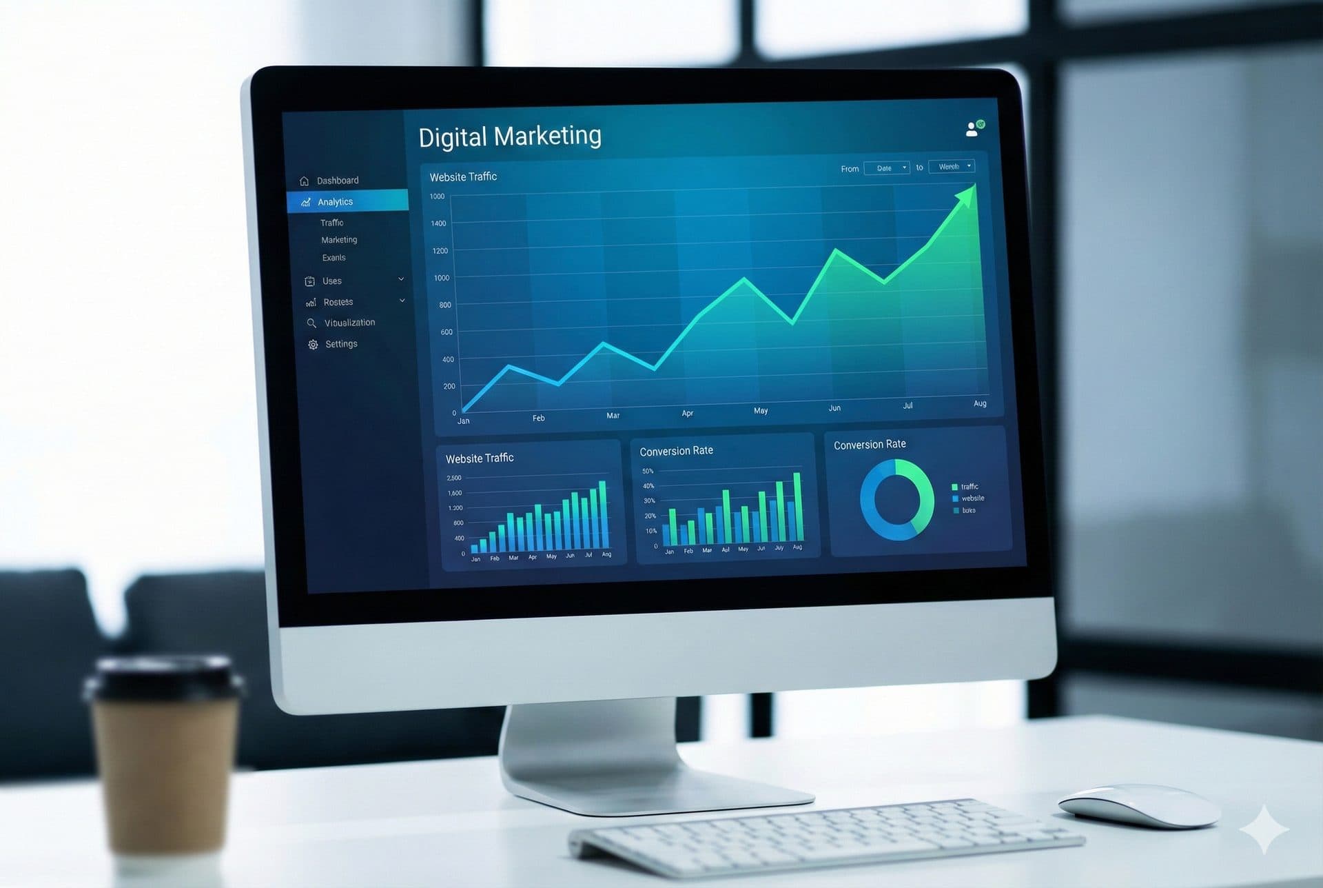 マーケティングダッシュボード - 集客特化