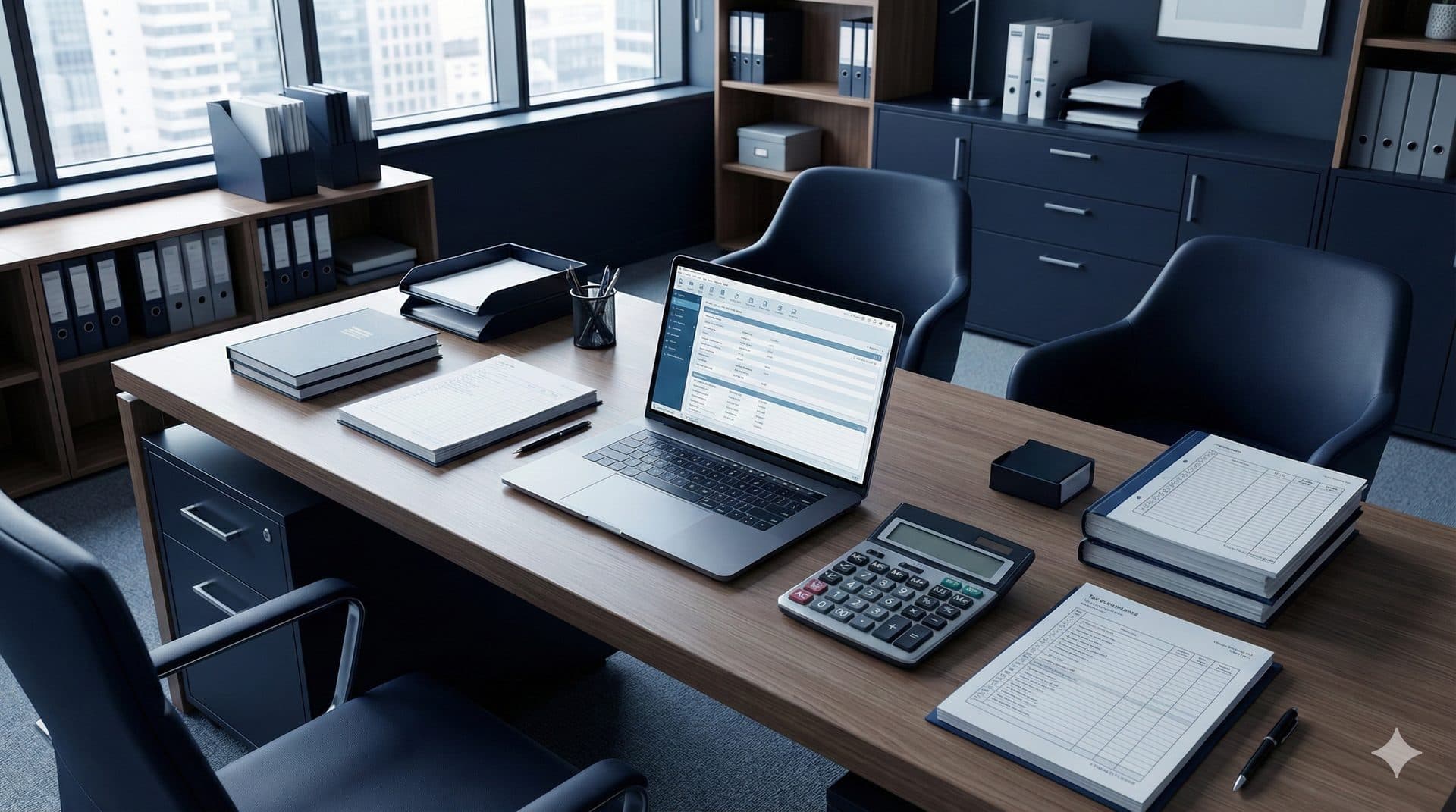 税理士事務所のデスクイメージ