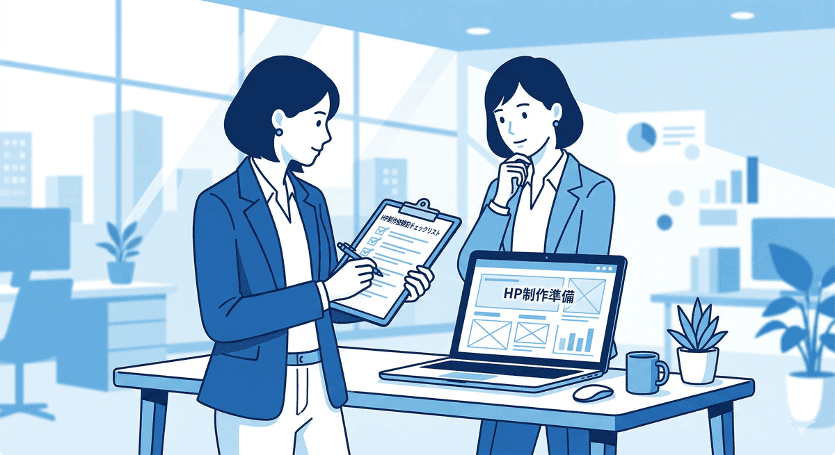 ホームページ制作を依頼する前に準備すべき10のこと|見積もりが変わる事前準備ガイド【2026年版】